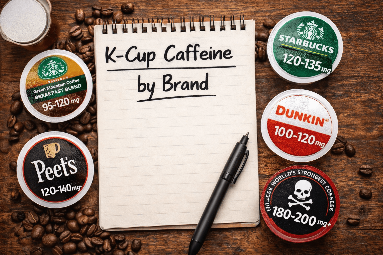 How Much Caffeine in K Cup