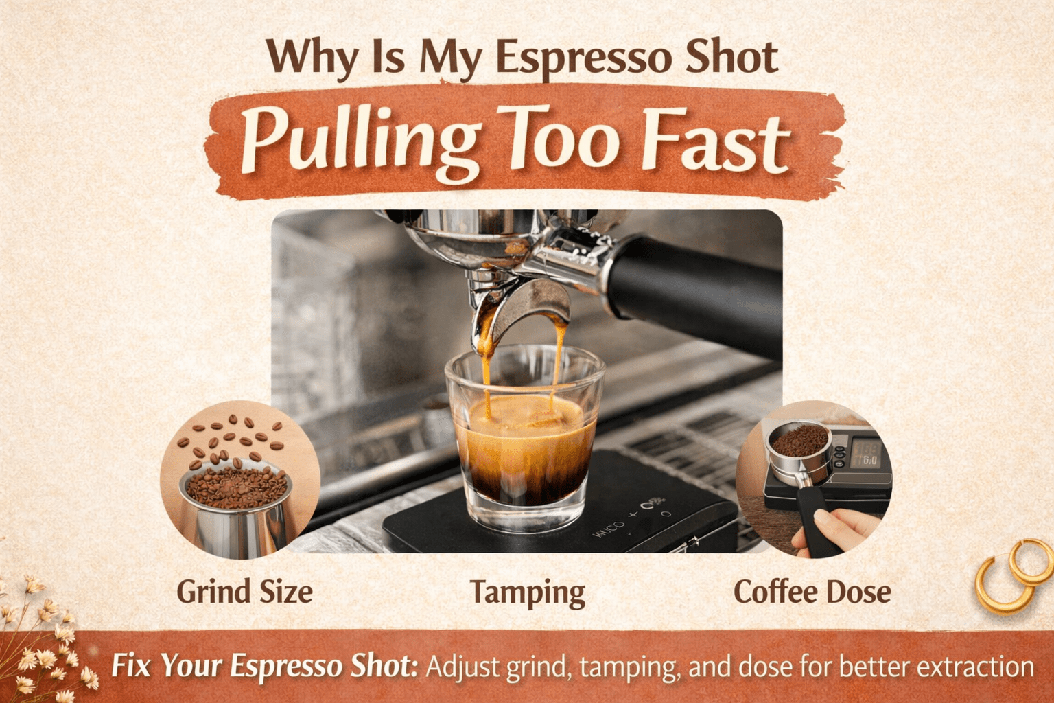 Why Is My Espresso Shot Pulling Too Fast? (And How to Fix It Properly)