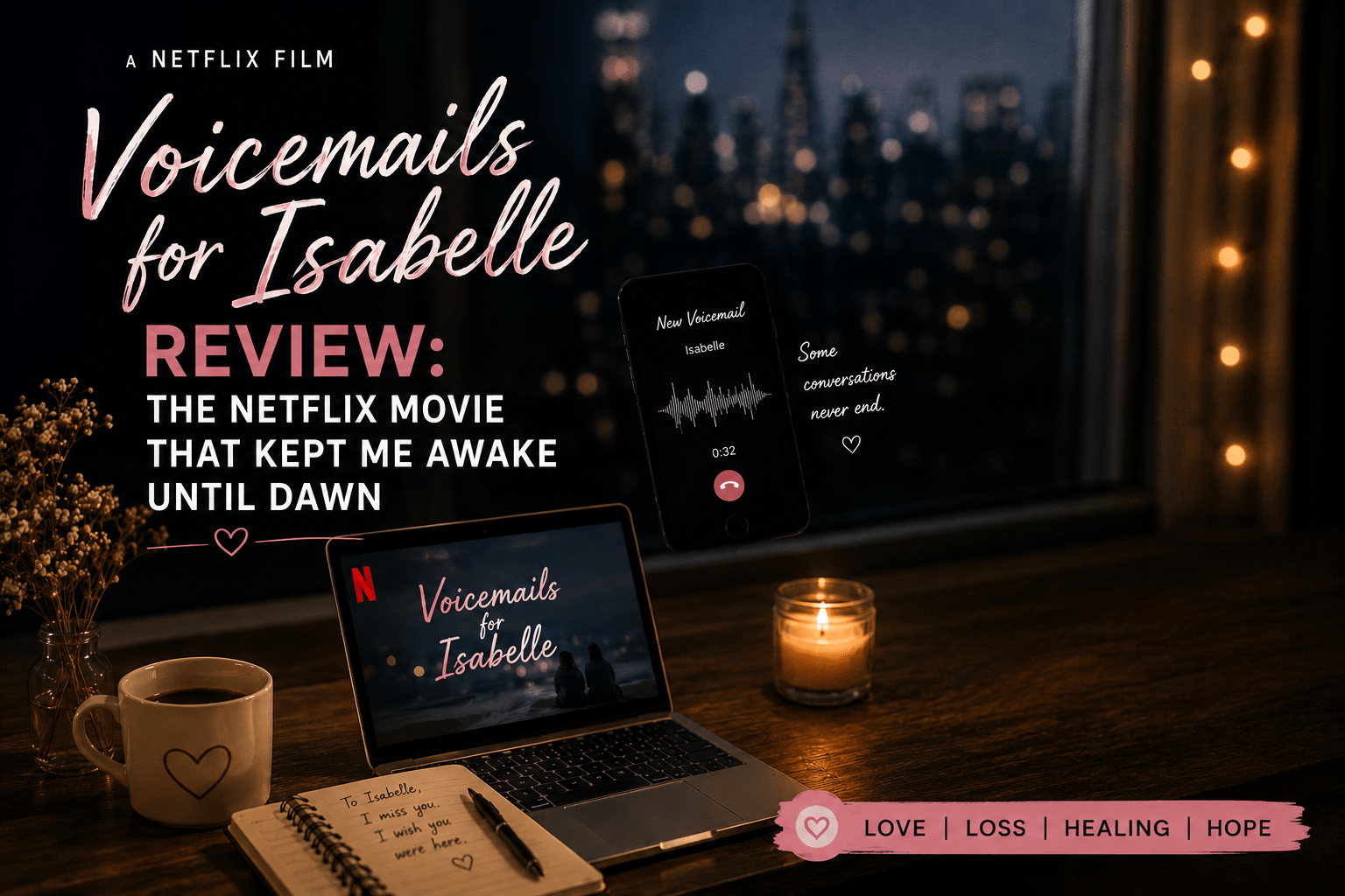 Voicemails for Isabelle Review: The Netflix Movie That Kept Me Awake Until Dawn